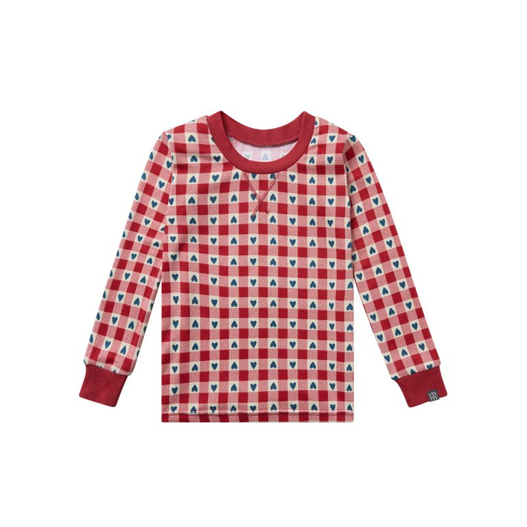 Modern Moments by Gerber Toddler Neutral Valentine´s Day Super Soft Pajama Set, 2-Piece, Sizes 1... | Walmart (US)