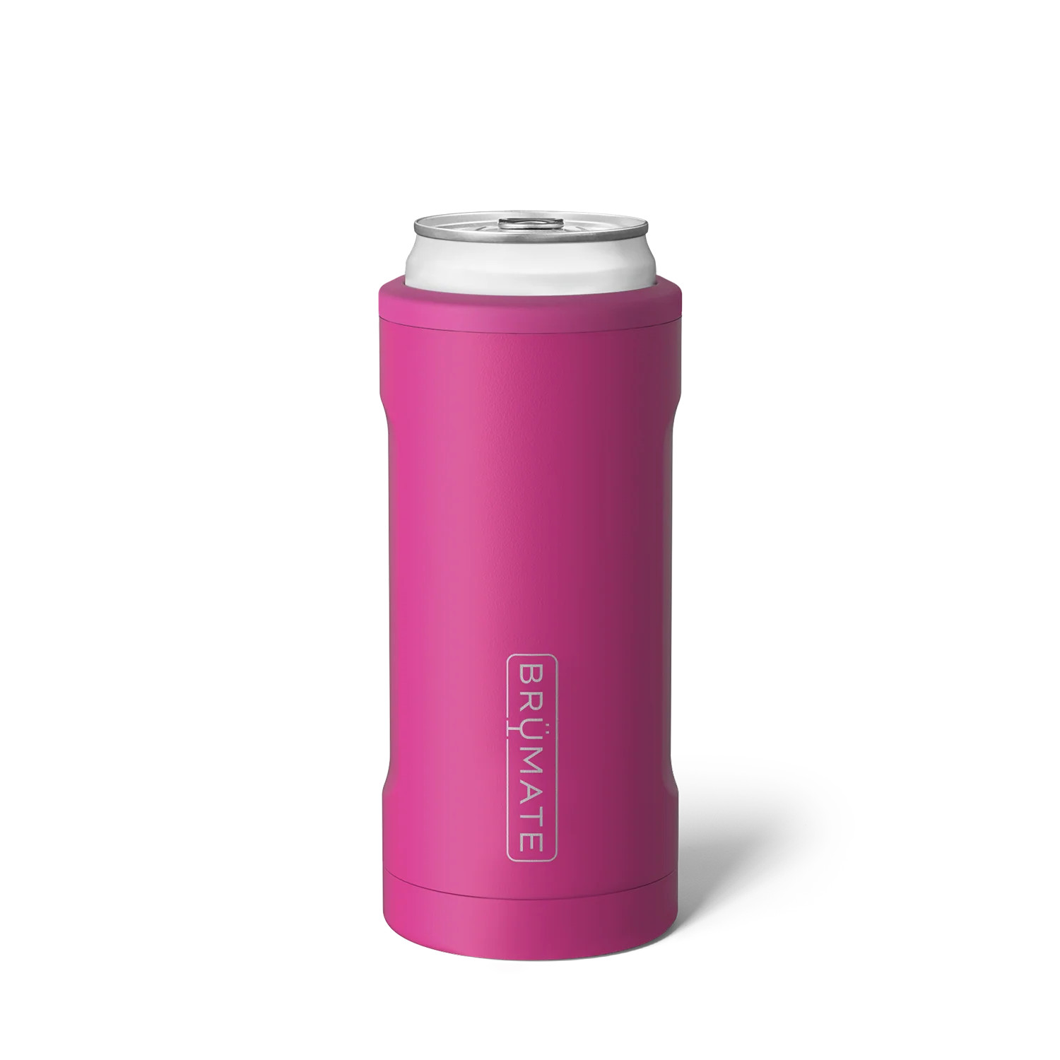 Hopsulator Slim Fuchsia Can Cooler - Dragon Fruit | BrüMate | Brumate