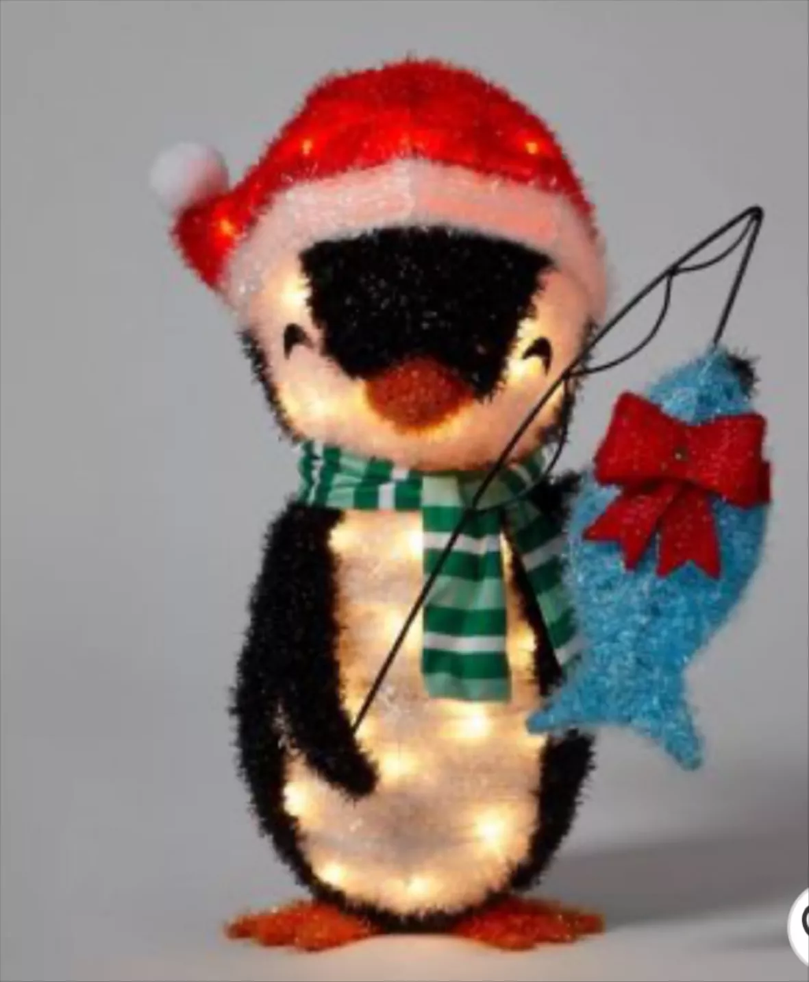 23 Tinsel Penguin with Fish … curated on LTK