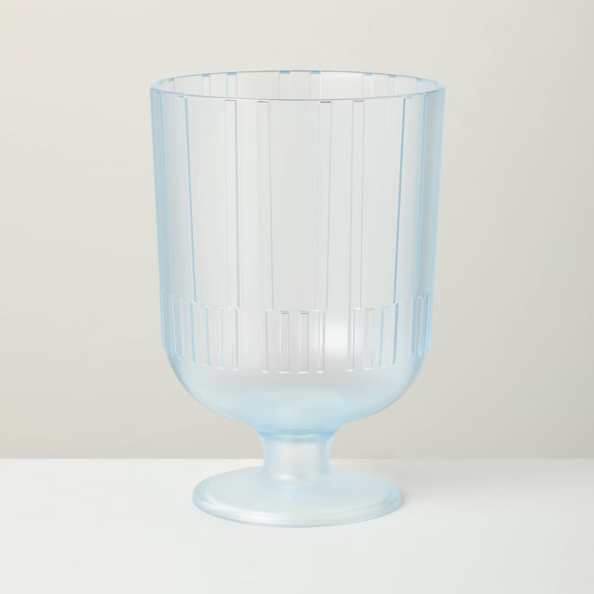 16oz Textured Tritan Plastic Wine Goblet - Hearth & Hand™ with Magnolia | Target