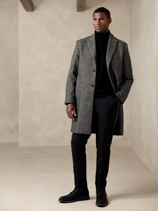 Wool-Blend Top Coat | Banana Republic Factory
