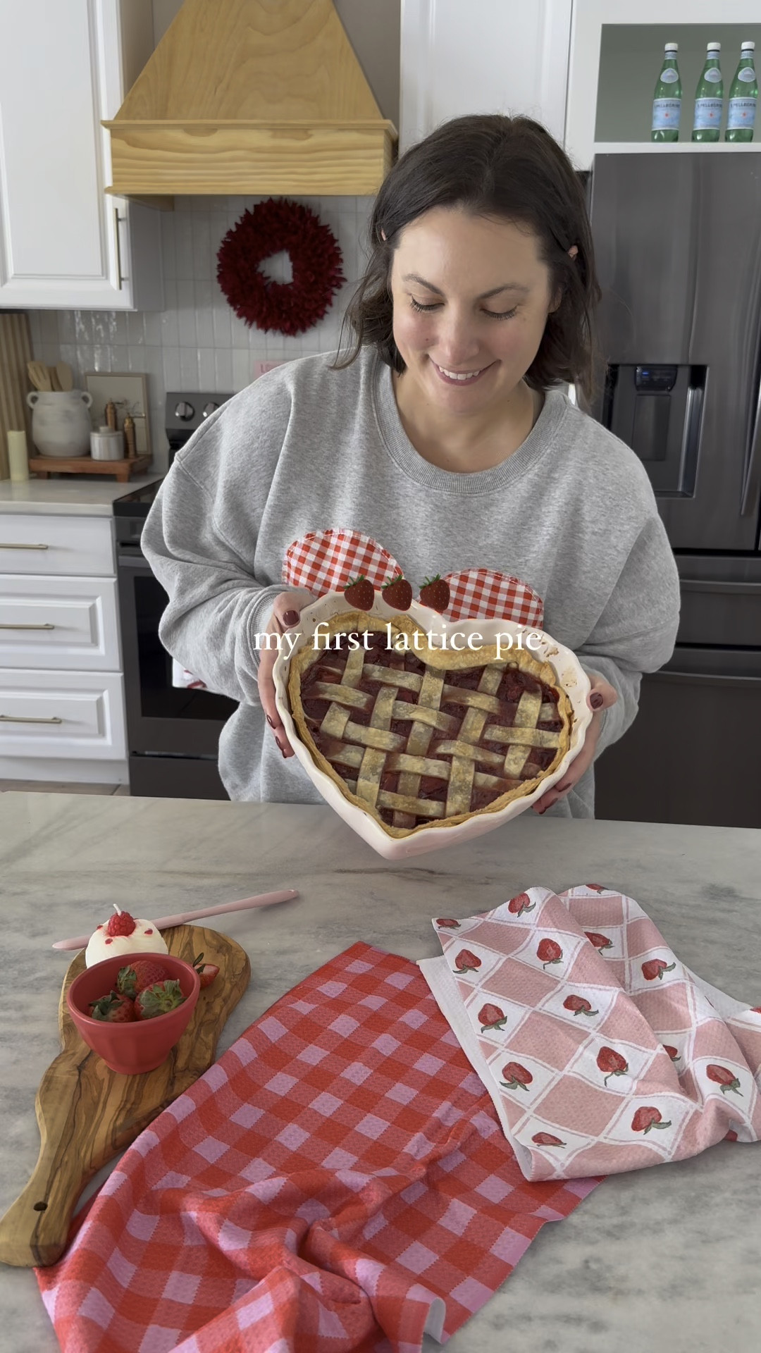 Strawberry pie for vday! 