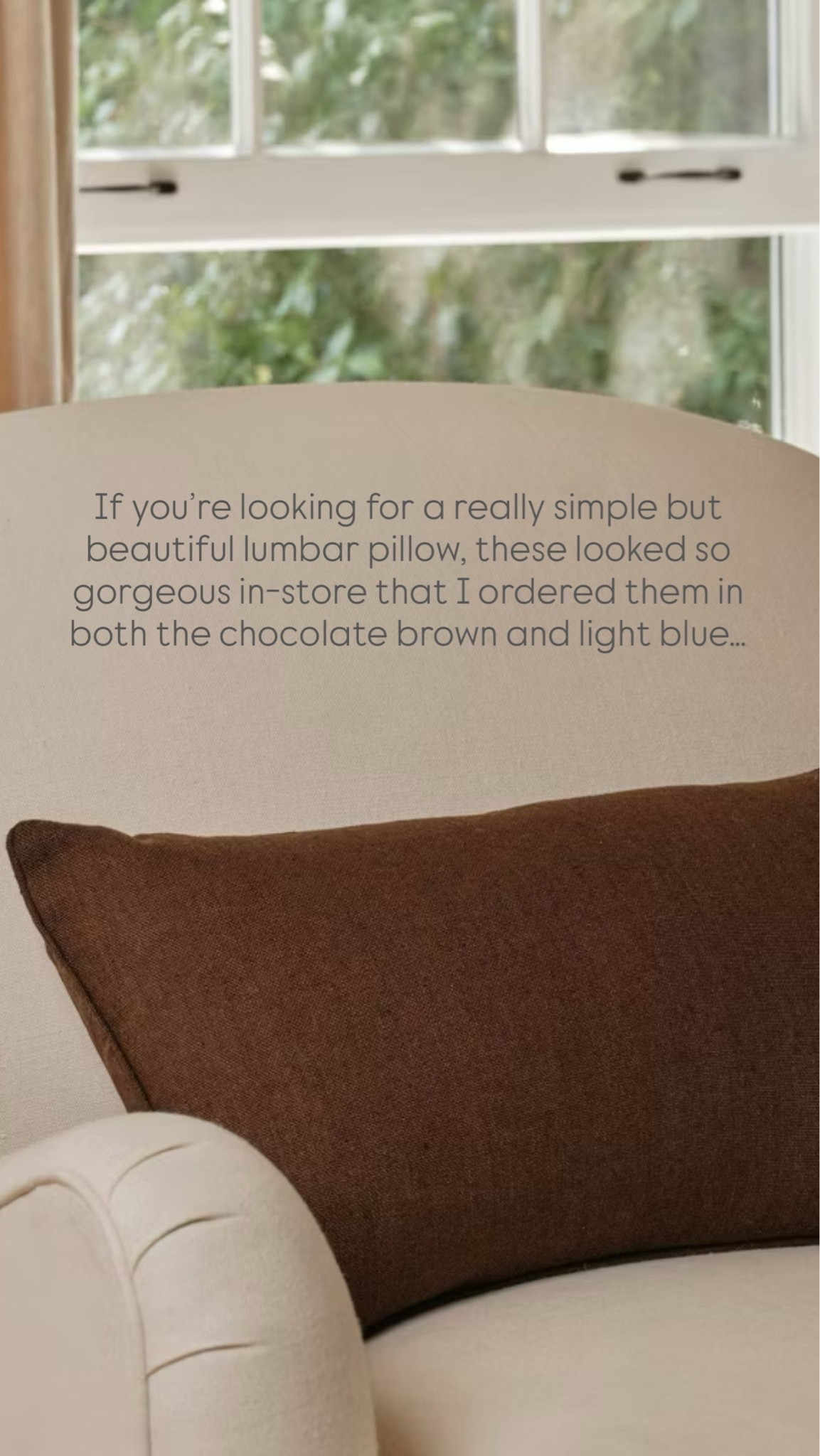 If you’re looking for a really simple but beautiful lumbar pillow, these looked so gorgeous in @Target that I ordered them in both the chocolate brown and light blue…

#LTKHome #LTKSeasonal #LTKdayinmylife