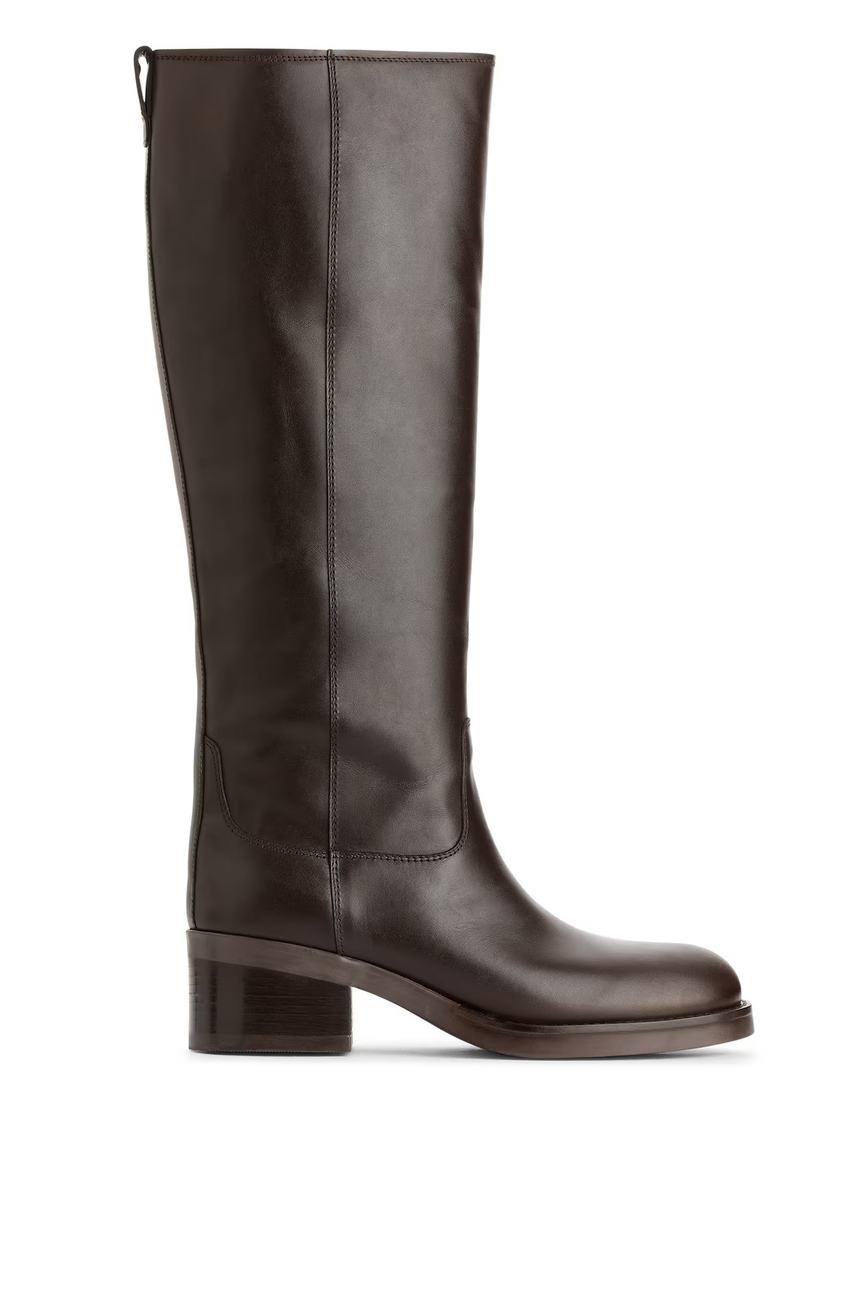 Leather Riding Boots | H&M (UK, MY, IN, SG, PH, TW, HK)