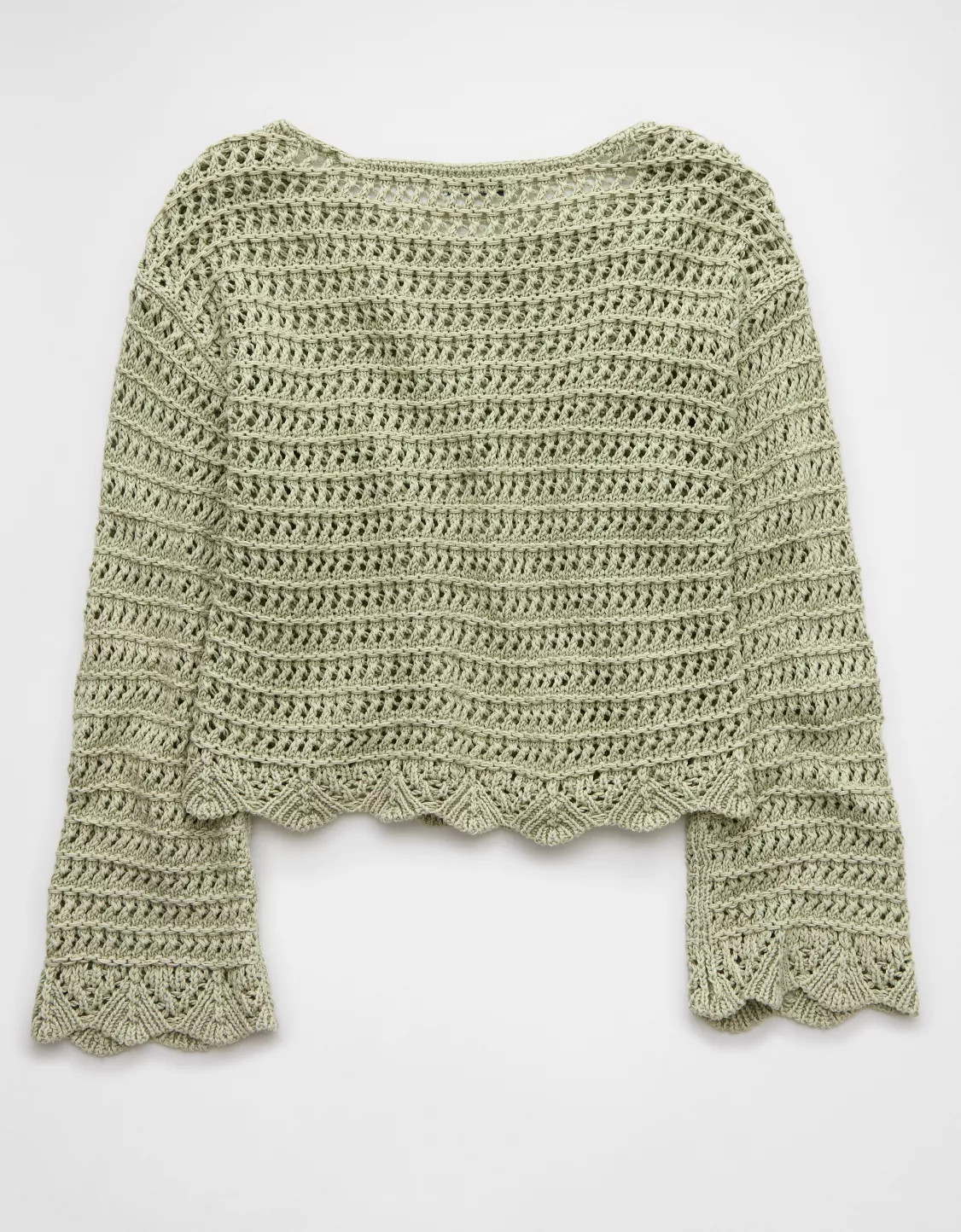 AE Ballet Neck Open Knit Sweater | American Eagle Outfitters (US & CA)
