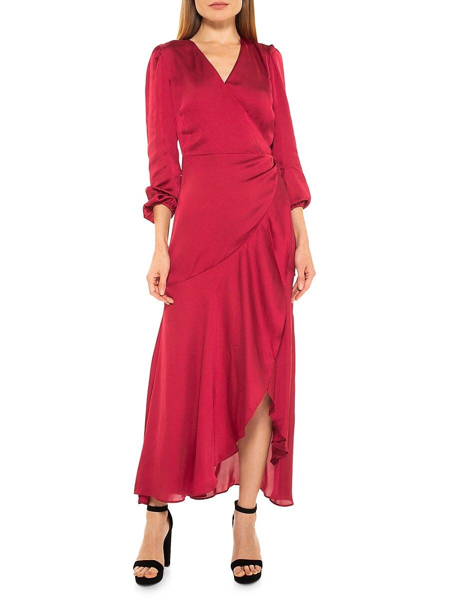 Alexia Admor Women's Maxi Wrap Dress - Blush - Size 6 | Saks Fifth Avenue OFF 5TH