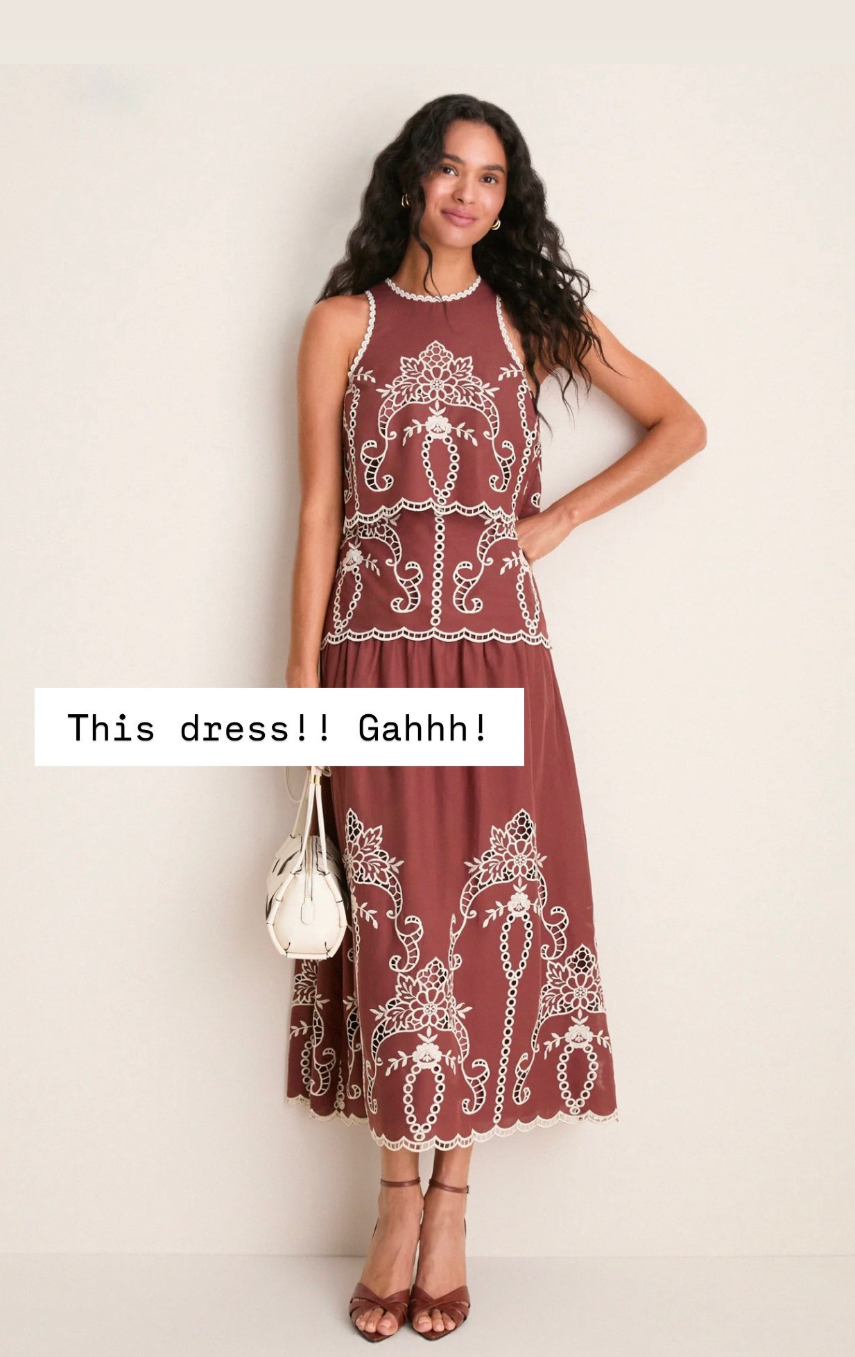 This dress is stunning! I cannot get over the embroidered details, and I love this shade of brown for transitioning into fall! Obsessed!

Loverly Grey, fall dress, early fall looks, game day outfit, brown dress, tuckernuck 

 #LTKSeasonal