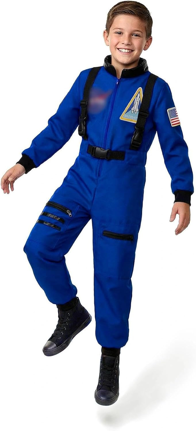 Astronaut Costume for Kids Space Pilot Toddler Boys Birthday Halloween Costumes | Amazon (US)