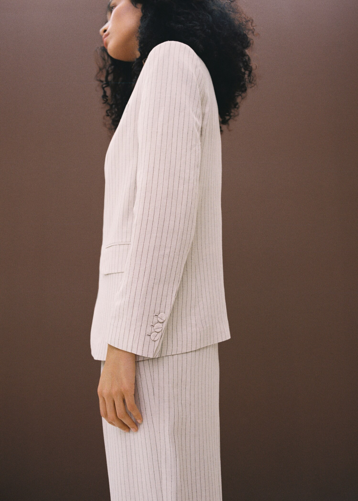 Pinstripe suit blazer - Women | MANGO USA | Mango (US/MX/AU)