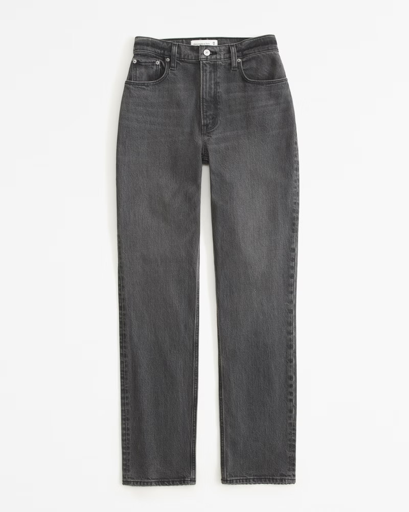 Curve Love Ultra High Rise 90s Straight Jean | Abercrombie & Fitch (UK)