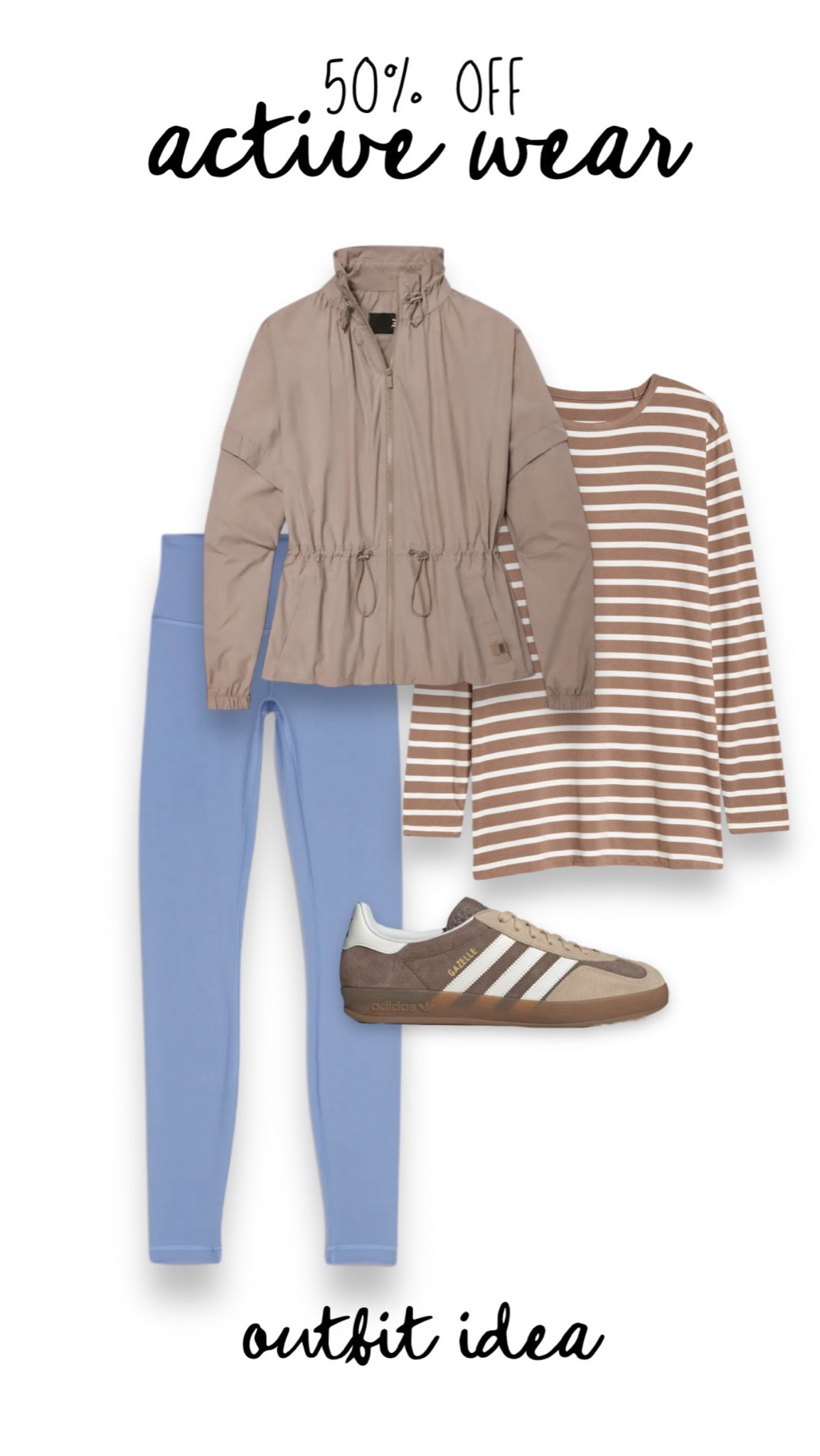 Cute outfit idea for a casual comfy day! 50% off old navy active wear 