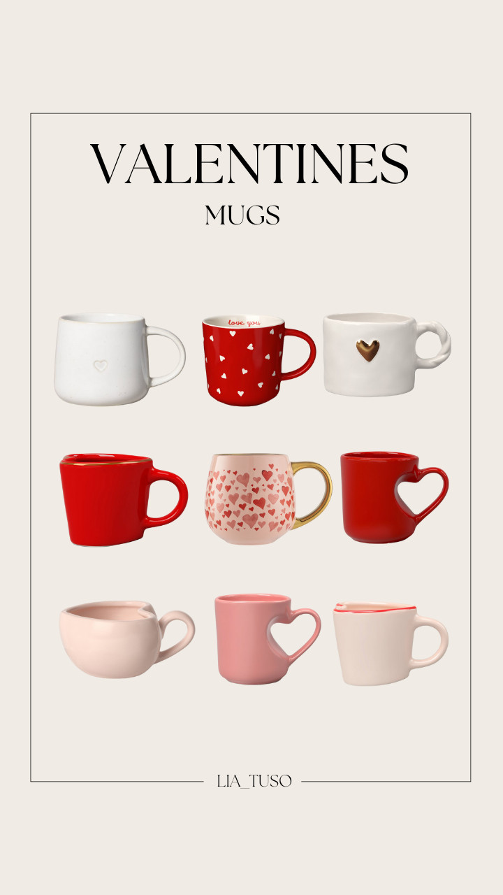 Valentines Mugs 

#ValentinesMugs #Mugs #ValentinesDayMug #LTKGiftGuide 

 #LTKSeasonal #LTKHome