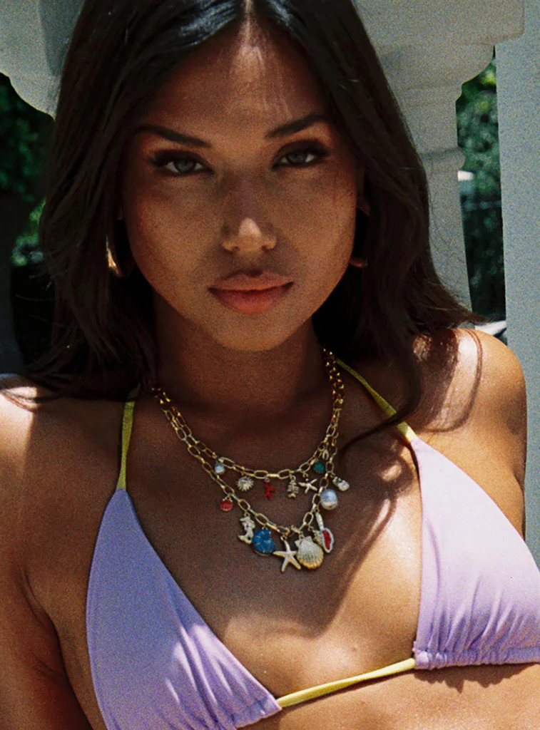 Sealife Charm Necklace Gold | Princess Polly US