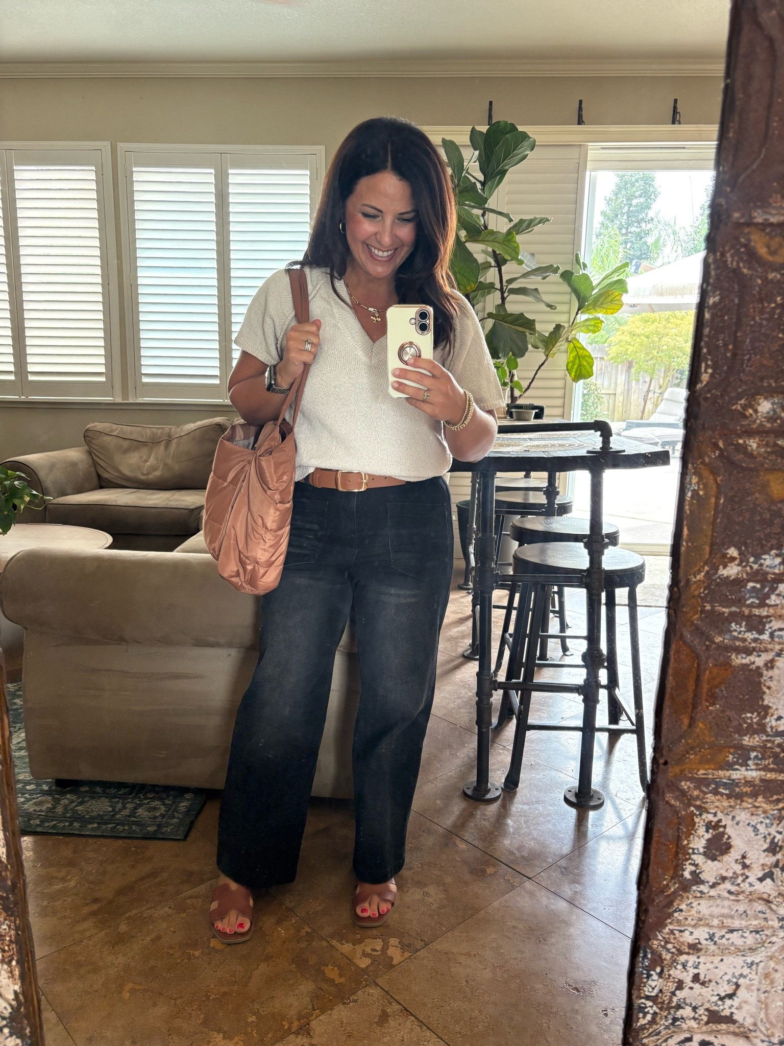 One of those wardrobe staples I reach for over and over 🤎 These jeans are such a great find on Amazon—and especially hard to beat at this price! They’re petite friendly without needing to be hemmed. I’m 5’2” wearing a size 4 for reference.

I paired them with a simple neutral knit top, cognac belt and sandals for an easy casual teacher/workwear outfit that feels polished but comfortable enough for a busy day.

If you’re petite and always looking for jeans that actually hit at the right length, these are worth checking out!

Amazon jeans | petite-friendly jeans | affordable jeans | casual workwear | teacher outfit | everyday outfit | petite fashion | Amazon fashion | wardrobe staples

#LTKPetite #LTKWorkwear #LTKOver40