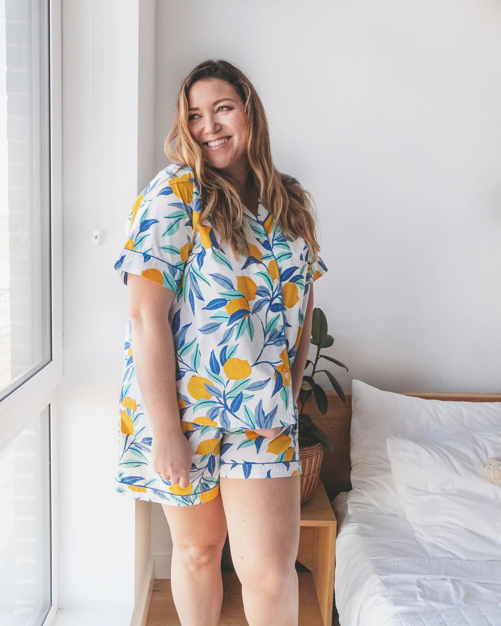 Lemon Zest - Short Sleep Set - Cloud | Printfresh