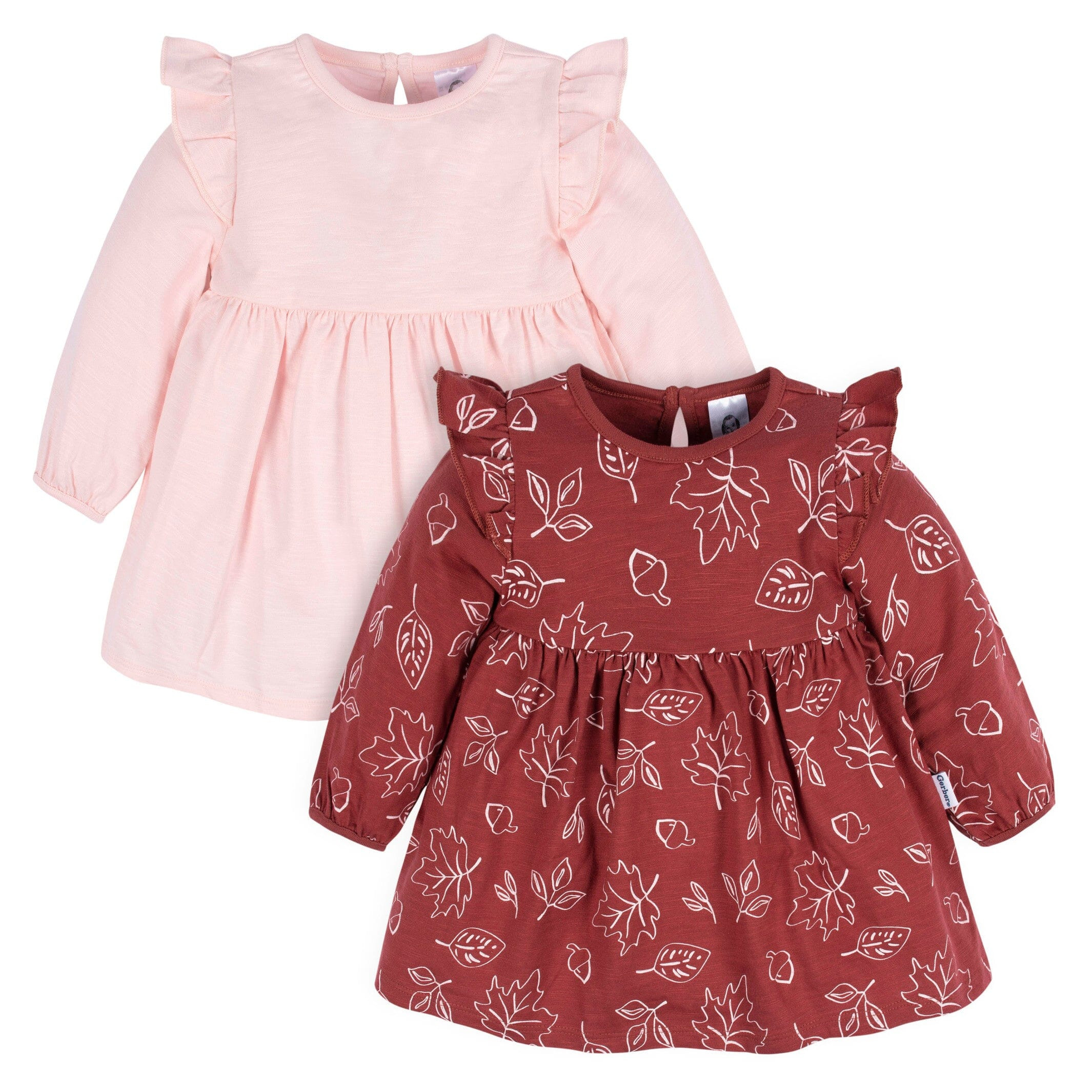 2-Pack Baby & Toddler Girls Leaves Babydoll Dresses | Gerber Childrenswear