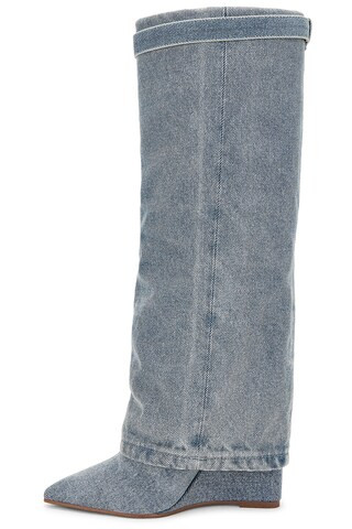 Steve Madden Corenne Boot in Denim from Revolve.com | Revolve Clothing (Global)