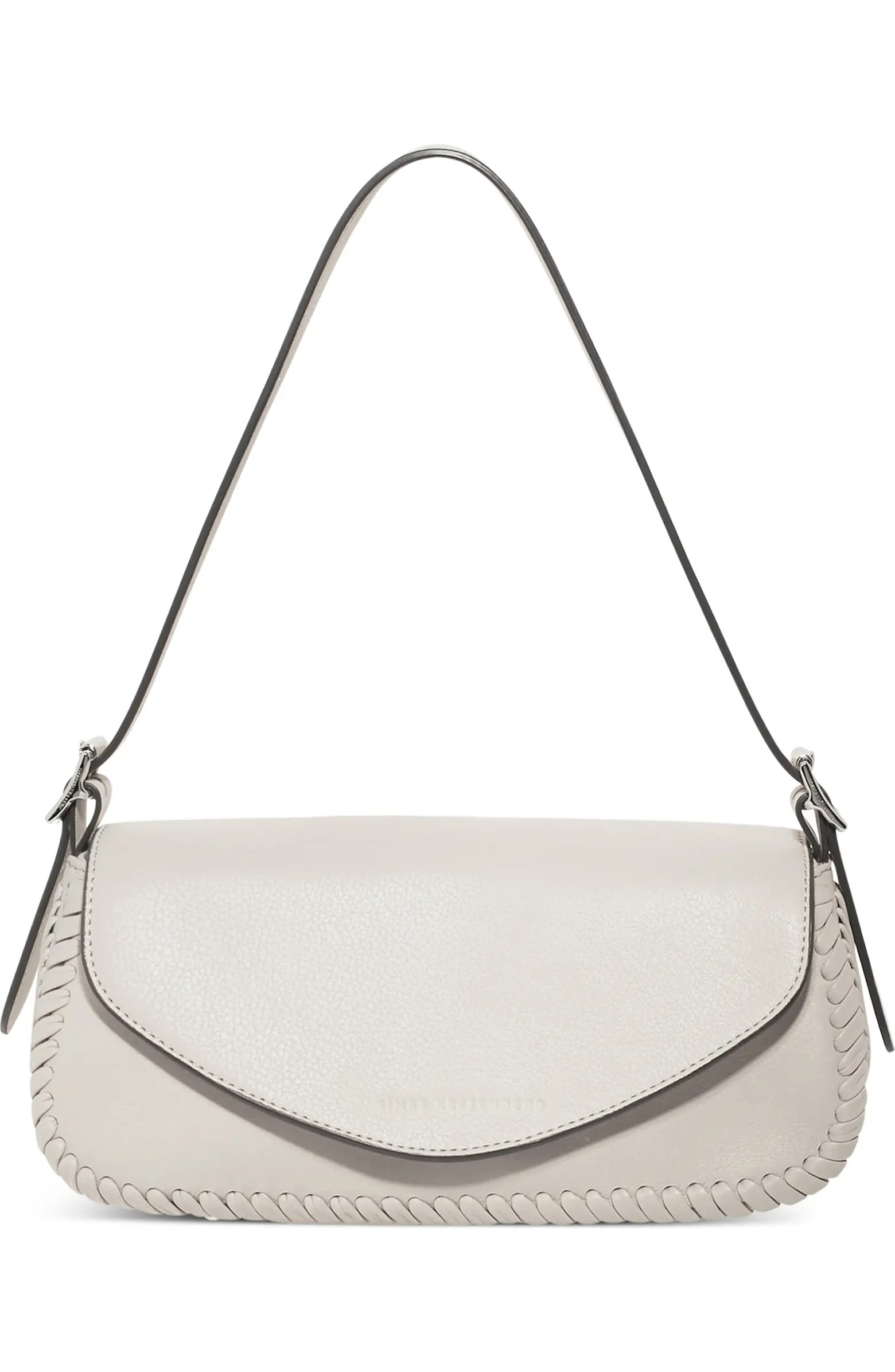 All for Love Leather Baguette Shoulder Bag | Nordstrom