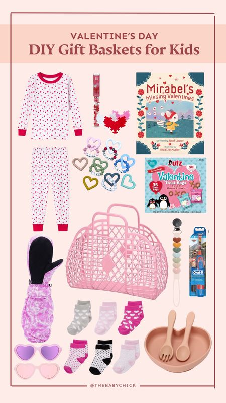 Some cute things to put in your child’s Valentine’s Day basket! ❤️💗 #valentinesday #valentinesbasket 

#LTKGiftGuide #LTKkids #LTKbaby