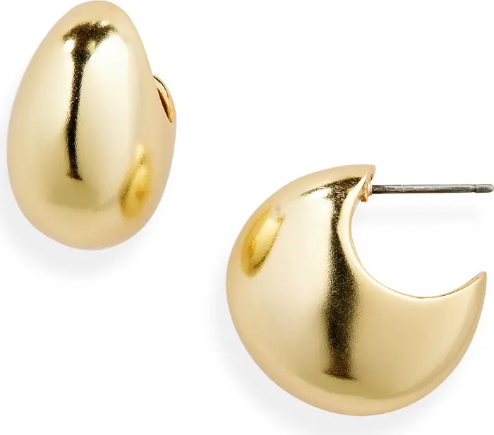 Madewell Sculptural Chunky Hoop Earrings | Nordstrom | Nordstrom