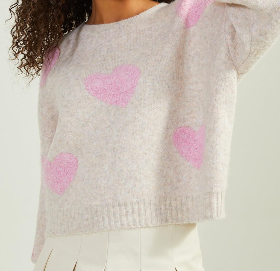 Valentines heart sweater 💗

#LTKGiftGuide #LTKstyletip #LTKSeasonal