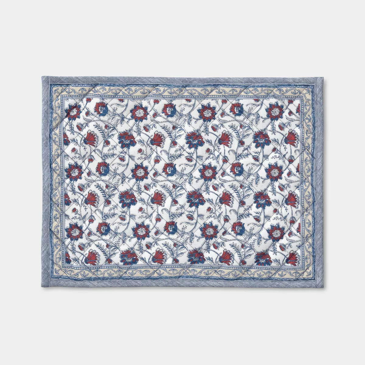 Floral and Chambray Double Sided Placemat - Threshold™ | Target