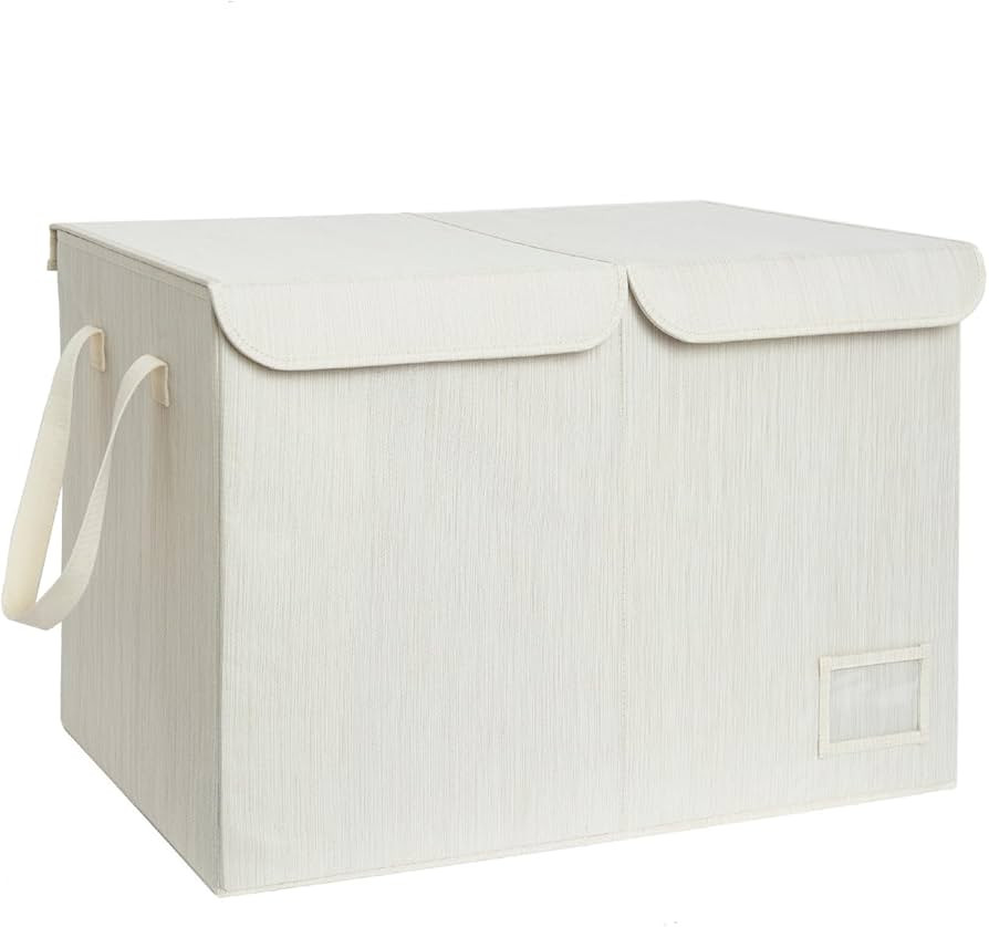 StorageWorks Toy Storage Organizer with Flip-Top Lids, Toy Bins for Living Room, Nursery Room, Pl... | Amazon (US)