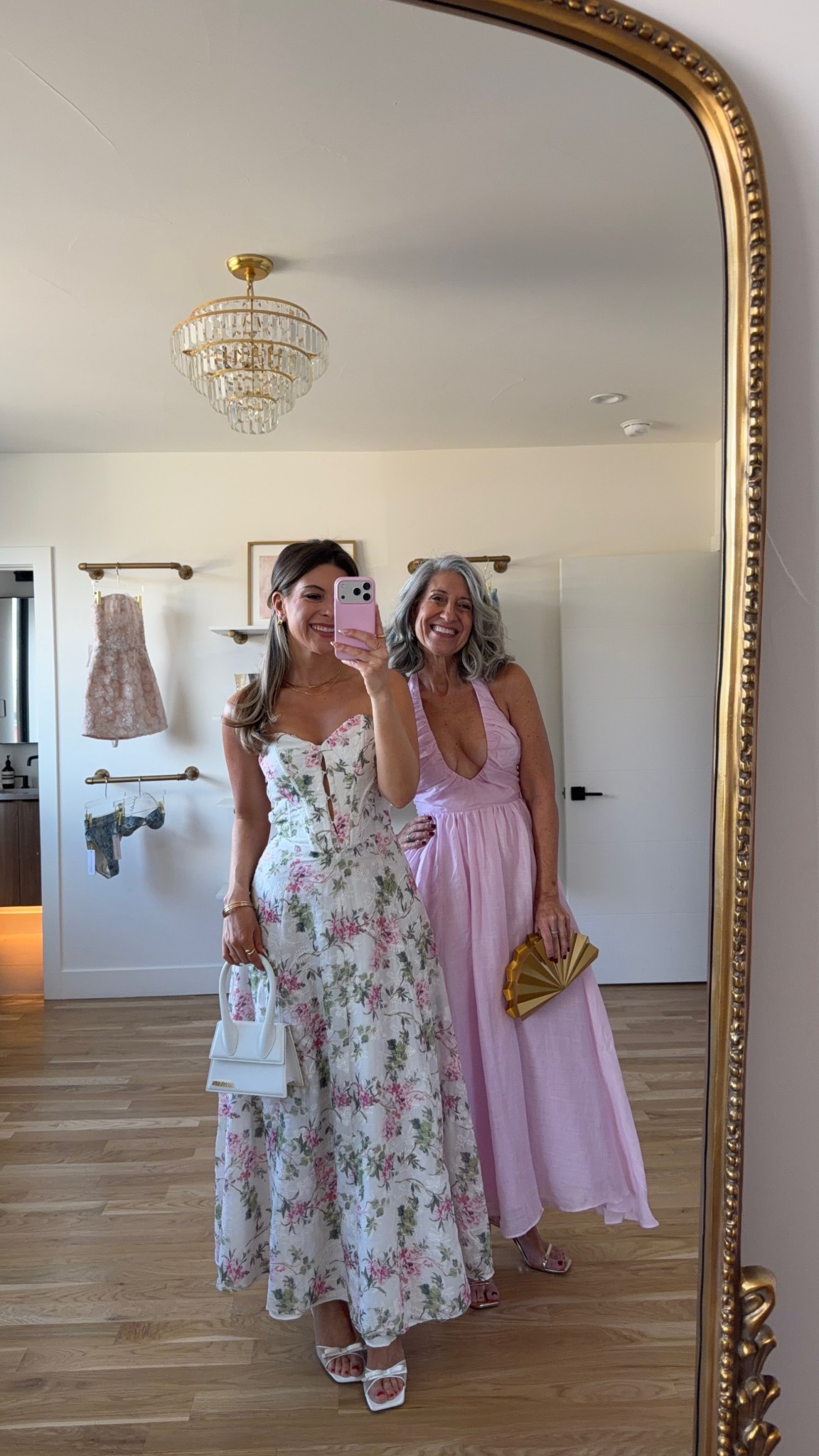 Mom and me wedding guest and spring formal event dresses white floral and pink midi dresses. 

Revolve code: tulip
Electric picks code: Emerson20

We both sized down to an xs

Wedding guest
Formal event
Bridal event
Spring event
Shower dress
Mother of the bride
Special occasion 

#LTKgrwm #LTKWedding #LTKSeasonal