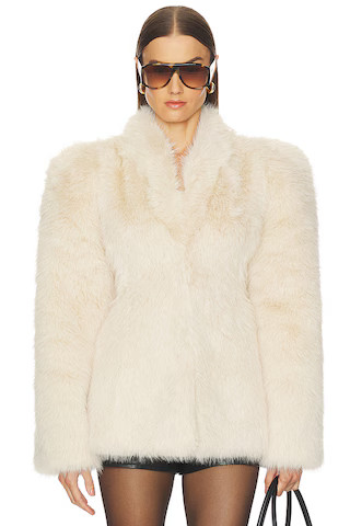Camila Coelho Estela Coat in Bone from Revolve.com | Revolve Clothing (Global)