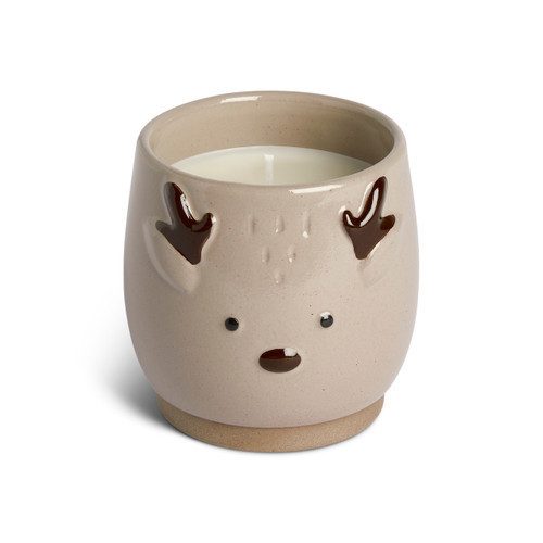 Small Ceramic Reindeer Candle | DEMDACO