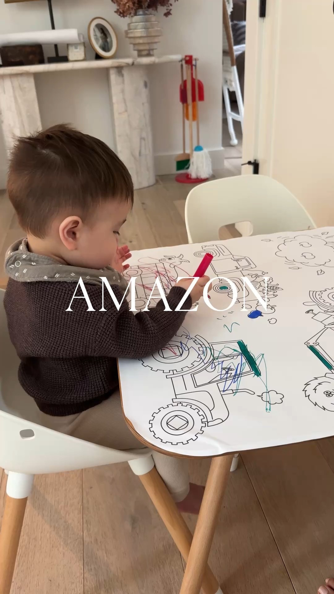 Amazon toddler chair and table and giant coloring sheets


#LTKFamily #LTKKids