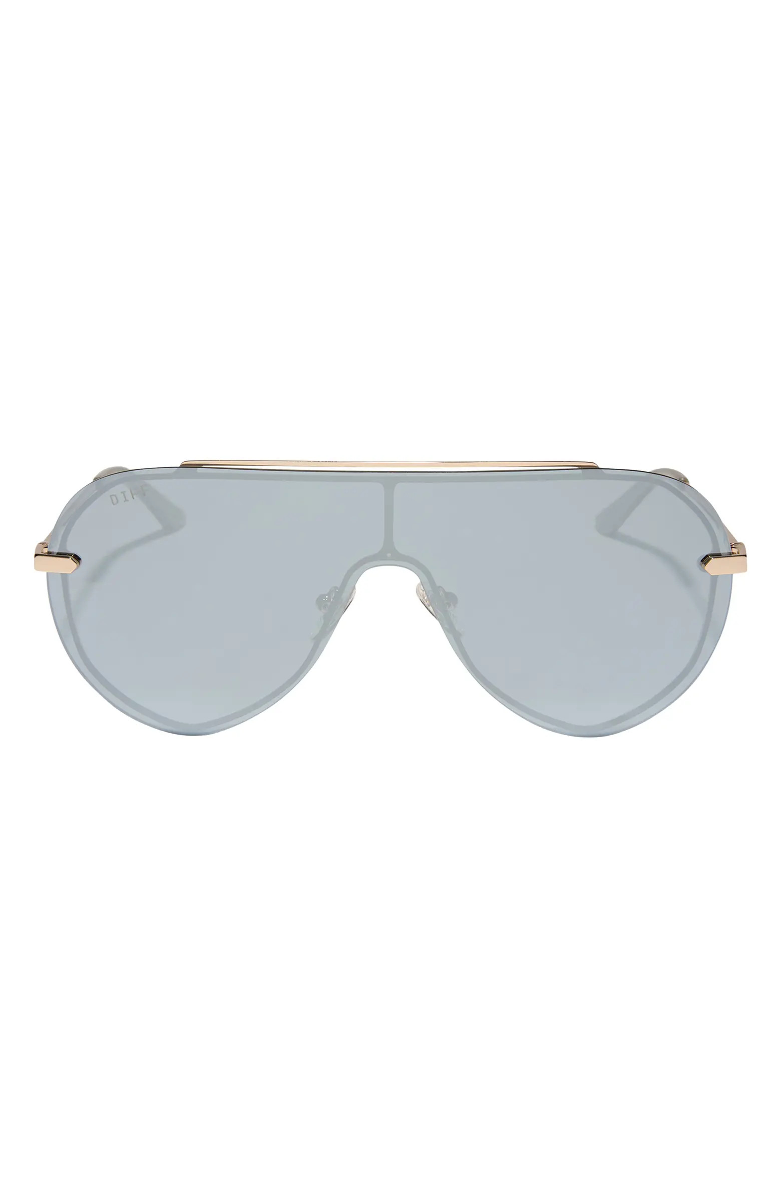 Imani 139mm Gradient Shield Sunglasses | Nordstrom