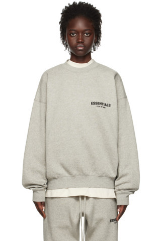 Gray Crewneck Sweatshirt | SSENSE