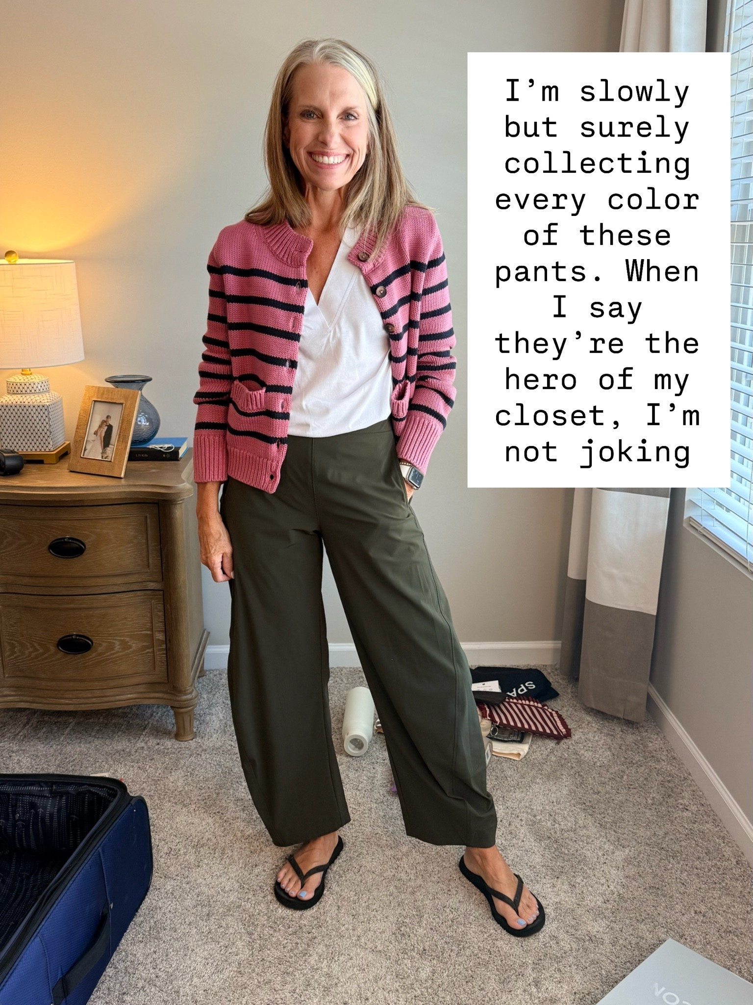The Ruti pants are easily my favorite pants. I wear size 4

#LTKgrwm #LTKOver40 #LTKootd