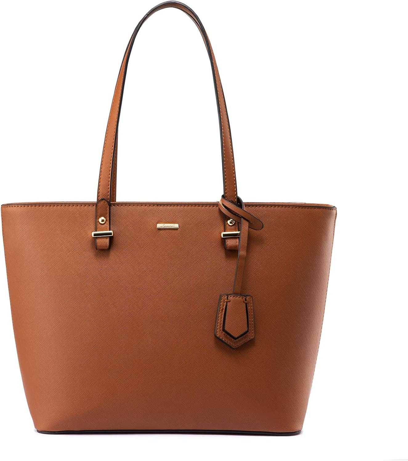 LOVEVOOK Handbags for Women Large Purses Faux Leather Tote Bag School Shoulder Bag with External ... | Amazon (US)