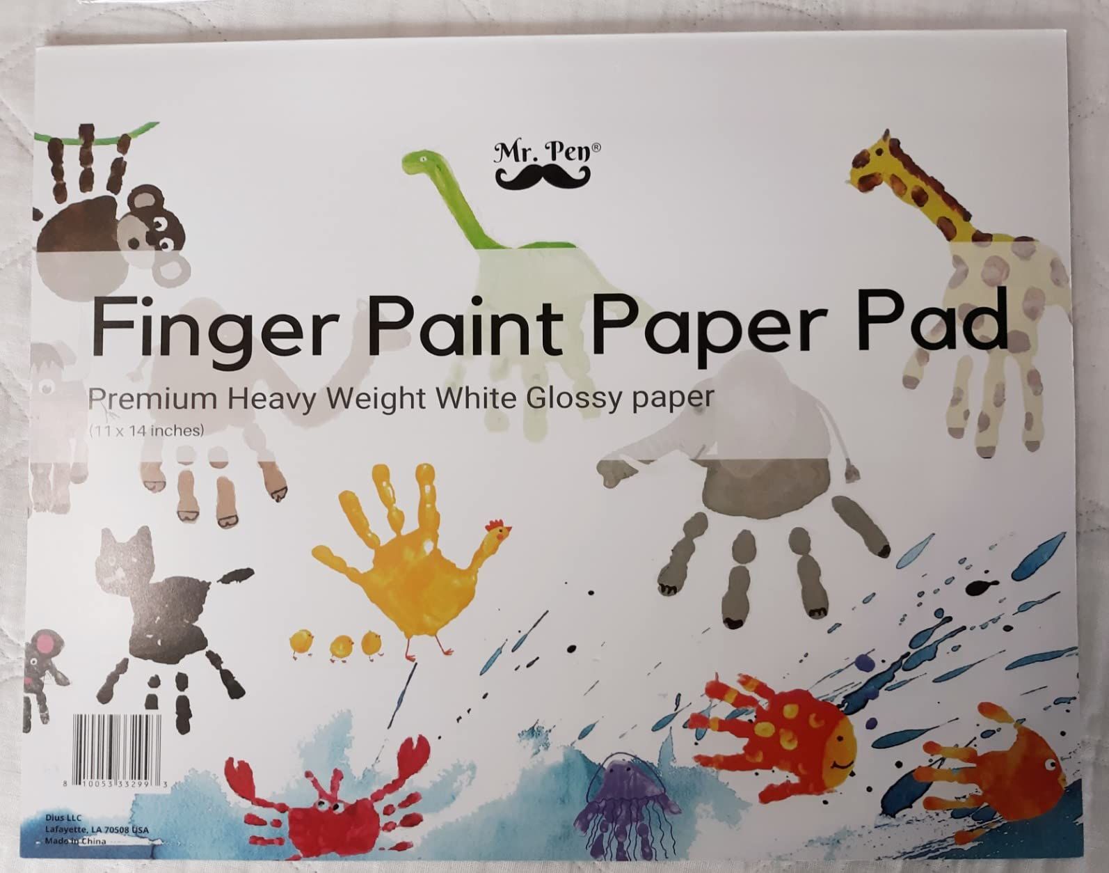 Mr. Pen- Finger Paint Paper, 11 x 14 inches, 22 Sheets, Paint Paper for Kids, Art Paper for Kids, Kids Paint Paper, Paper for Painting Kids, Finger Paint Paper for Toddlers | Amazon (US)