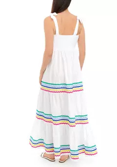 Crown & Ivy™ Women's Sleeveless Tiered Ric Rac Dress | Belk