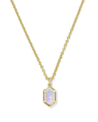 Hallie Gold Short Pendant Necklace | Kendra Scott