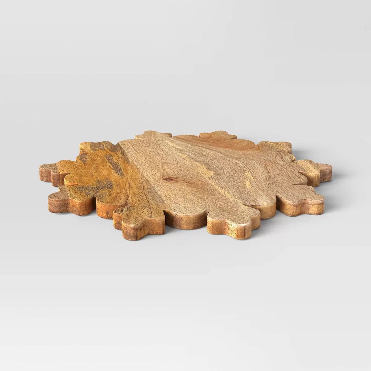 Snowflake Figural Serving Board Brown - Threshold™ | Target