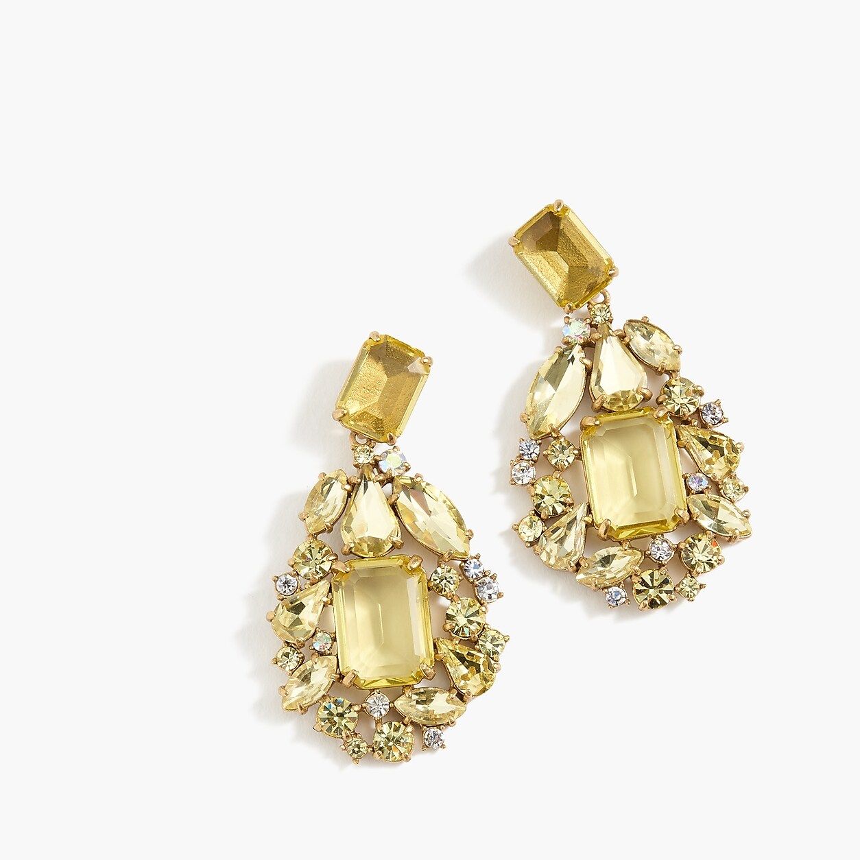 Cluster drop stone earrings | J.Crew US