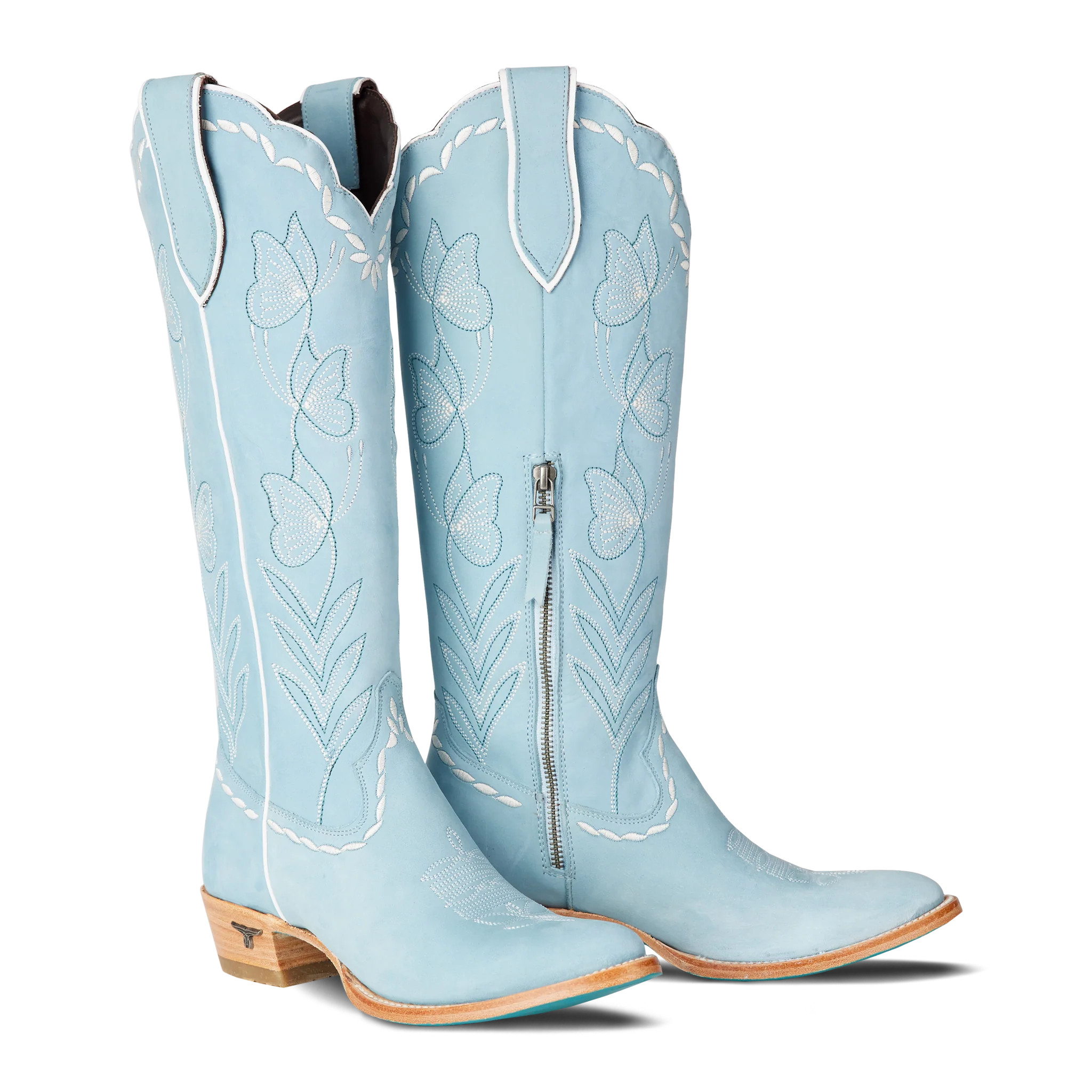 Sweet Memories Knee High - Powder Blue | Lane Boots