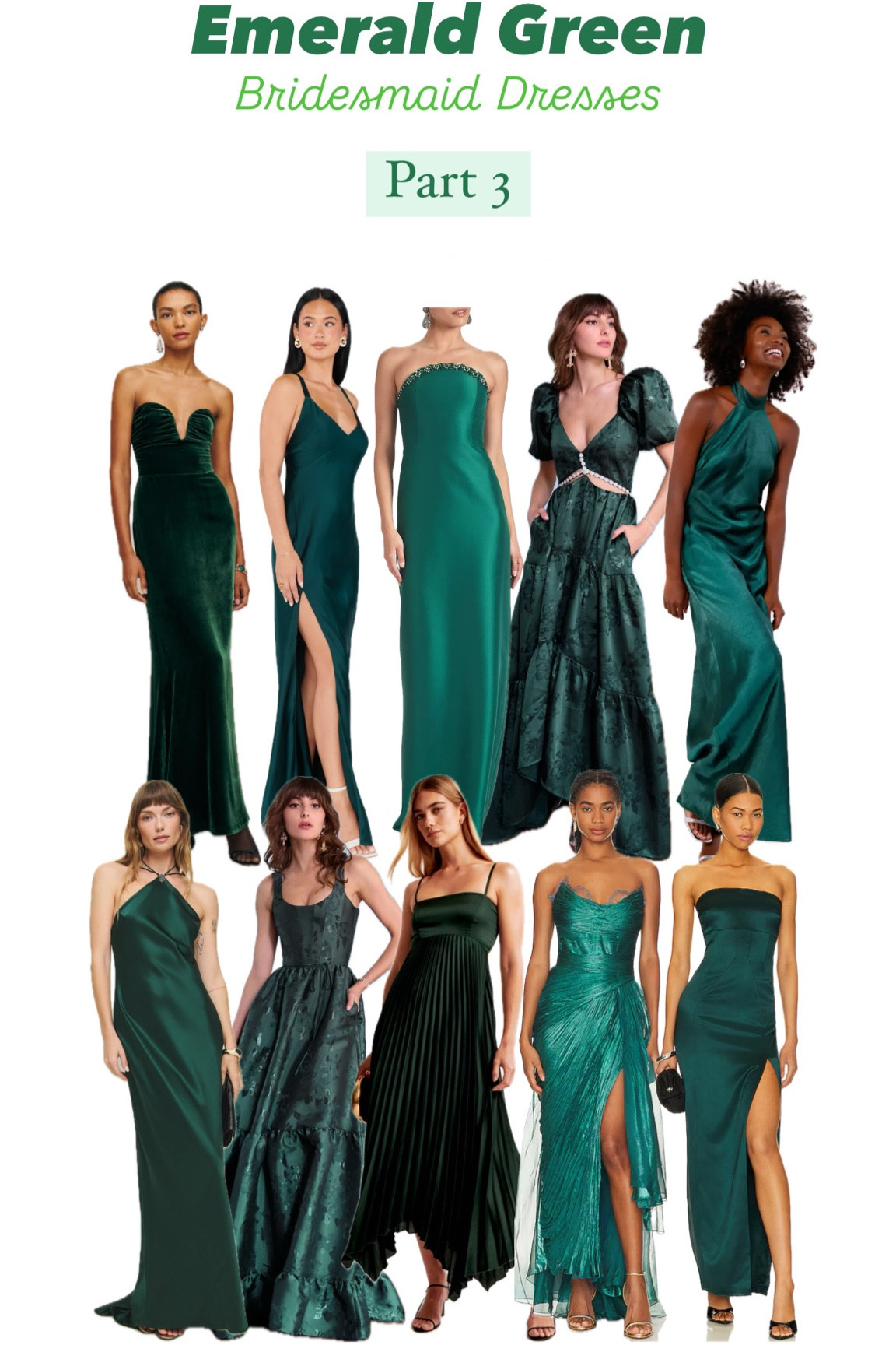 Emerald Green Mismatch Bridesmaid Dress Inspiration Part 3

Emerald, green, forest green, Wicked, mismatch bridesmaid, fall wedding, winter wedding, wedding guest

#LTKHoliday #LTKWedding #LTKParties