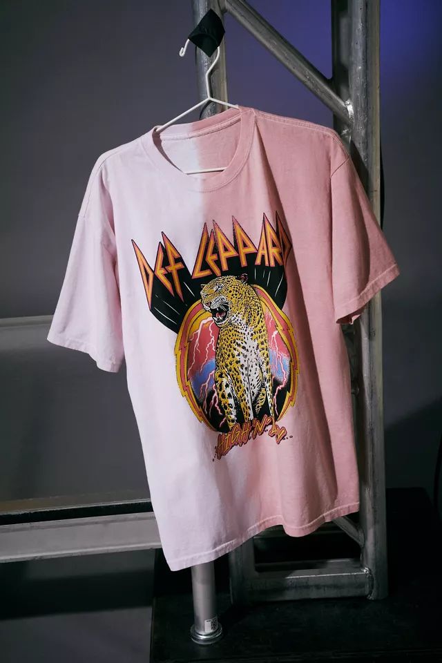 Def Leppard Split Dye Tee | Urban Outfitters (US and RoW)