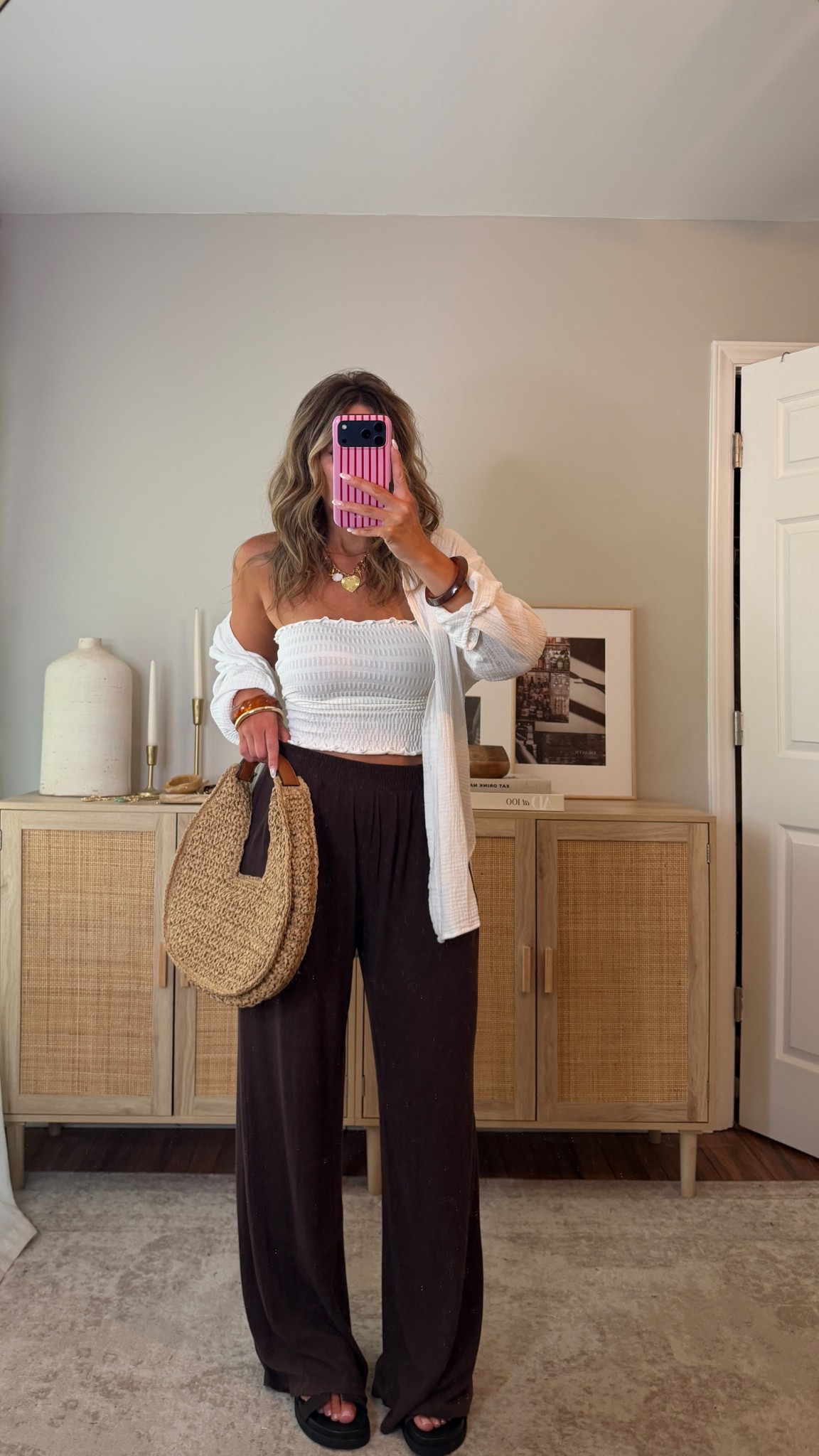 easy effortless vacation outfits! size M top + bottoms. for anything vici use code LEANN35 for 35% off! vacation outfits, summer outfits, beach outfits, amazon

#LTKTravel #LTKootd