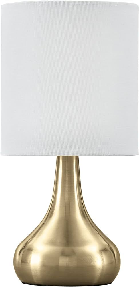Signature Design by Ashley Camdale 17" Droplet Shape Table Lamp with USB Charging Port, Brass | Amazon (US)