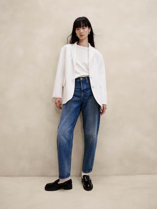 Nelli Oversized Double-Faced Blazer | Banana Republic (US)