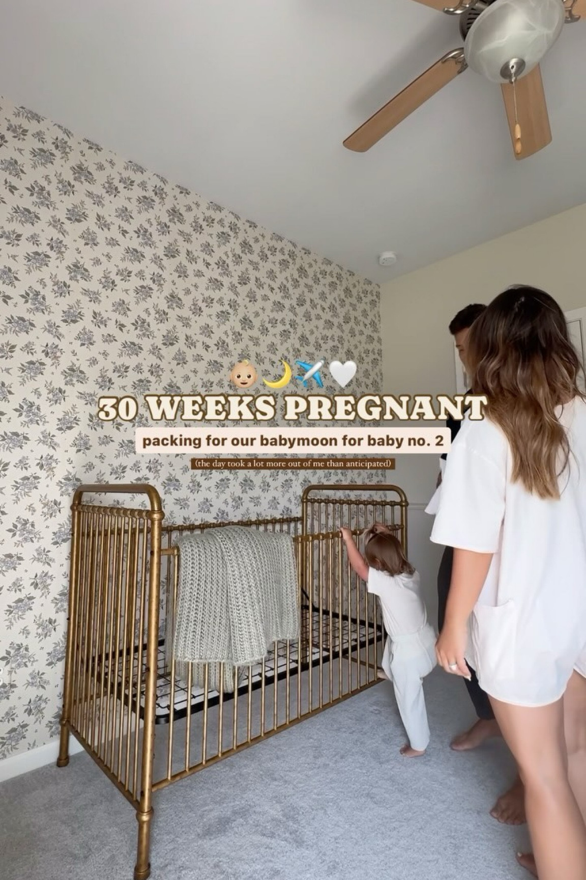 BABYMOON TIME!!!👶🏼🌙✈️ not shown… me having a breakdown because I already miss Emmy so much, felt super nauseous, & nothing I wanted to pack fit me😅

However!! I know Emmy is going to have the best time at her grandparents and Zach and I are truly looking so forward to this last trip just us before baby no.2! 

#babymoon #pregnancyvlog #familyvlog