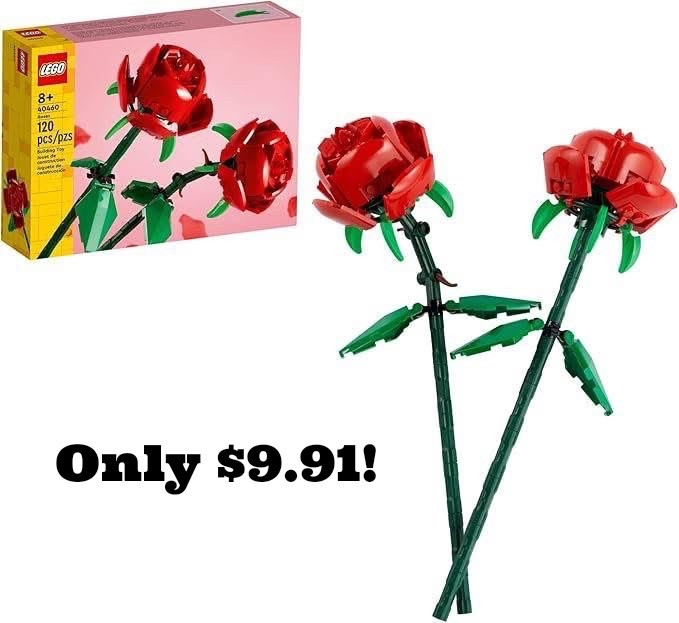 Amazon has the Lego Roses Set on sale for only $9.91 today! This set is back for the Valentine’s season - so fun for any Lego fan, and these have such a realistic look to them. 🌹 

#LTKKids #LTKSeasonal #LTKSaleAlert
