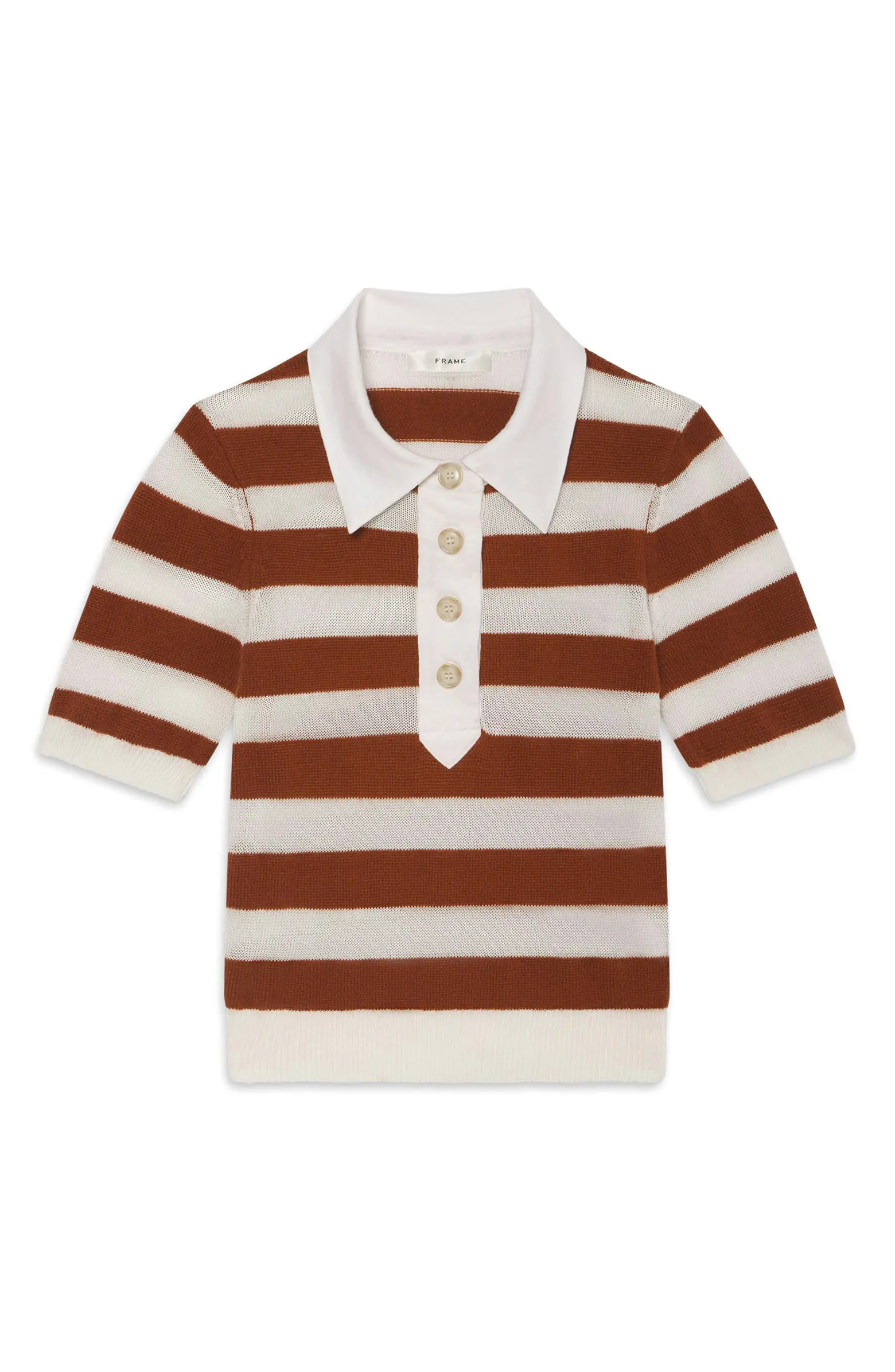 The Bold Stripe Cashmere & Cotton Polo | Nordstrom