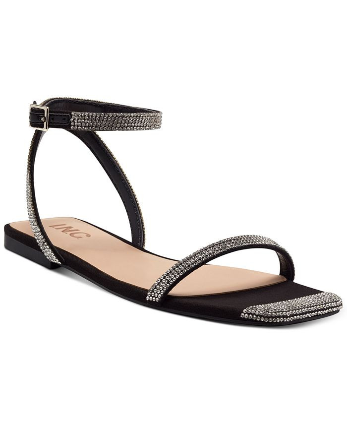 INC International Concepts Women's Persida Flat Sandals, Created for Macy's & Reviews - Sandals -... | Macys (US)